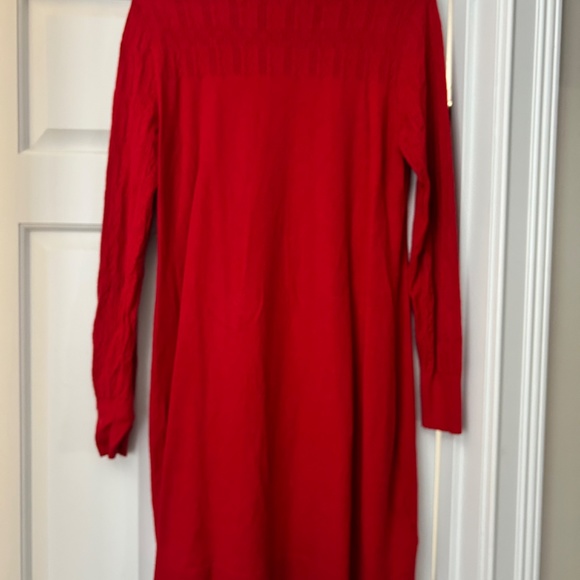 Loft red sweater dress - Picture 2 of 3